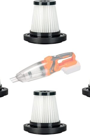 4 Pack HEPA Filters for Cordless Handheld Vacuum Cleaner, Washable, Reusable (Only for IRONFIST Vacuum Cleaner)