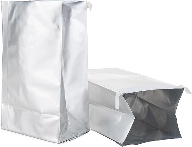 Camco Replacement Grease Storage Bags - Easily Contain and Dispose Used Cooking Grease, Foil Lined Bags Seal in Odor, Prevent Drain Clogs - 5 Pack (42285), White