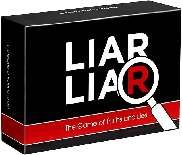 The LIAR LIAR Party Game - The Family Card Game of Truths and Lies - for Kids, Tweens, Teens, College Students, Adults, Friends and Families - Perfect for Fun Parties and Board Games Night with your Group