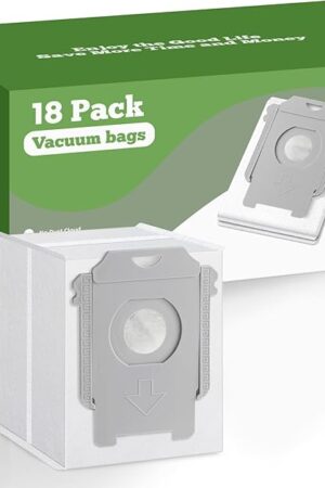 VBN 18 Pack Replacement Parts Bags, Compatible with irobot Roomba i & s & j Series i7+, i1+,i3+, i4+, i5+,i6+, j7+, S9+,Combo j8+ Clean Base Automatic Dirt Disposal Bags
