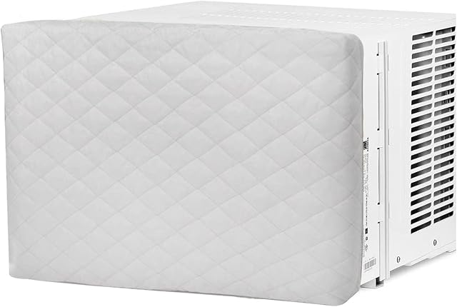 AC Cover Indoor, 16"x 13"x 3.5" Air Conditioner Cover Inside Window AC Unit Cover, Double Insulation with Elastic Strap