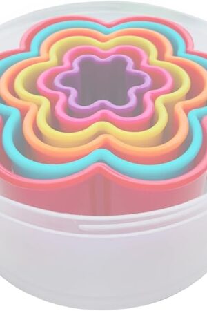 Cookie Cutter Set - 6 PCS Exquisite Flower Shaped Cutters for Baking Delights