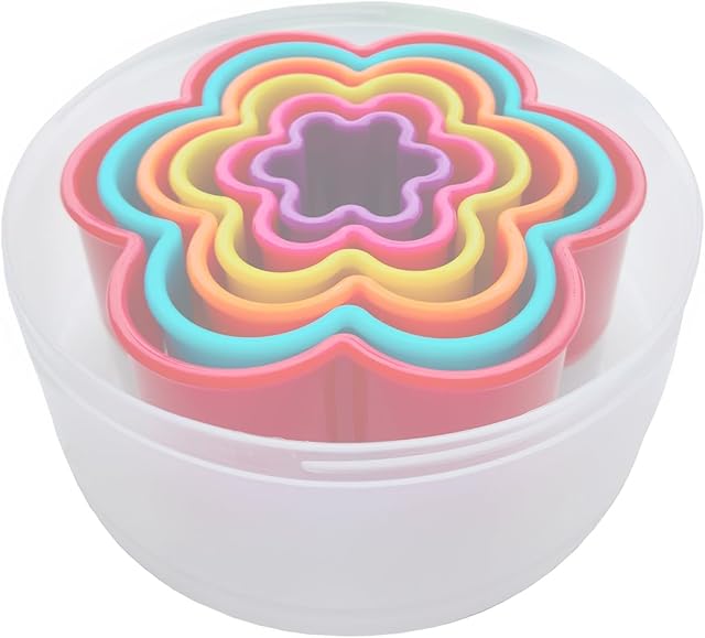 Cookie Cutter Set - 6 PCS Exquisite Flower Shaped Cutters for Baking Delights