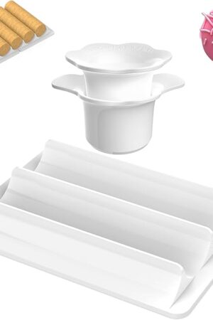 Cake Pop Cutter and Pusher with Tray - Circle Cake Pop Mold Set | Non-3D Printed | 1.75" Size | High-Capacity Dual-Cavity Cake Pop Tray | Smooth & Easy-Clean Surface (Cutter & Tray Set)