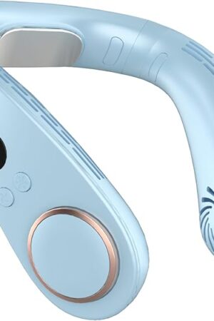 Bladless Easy Breezy Hands Free Neck Cooler Blue