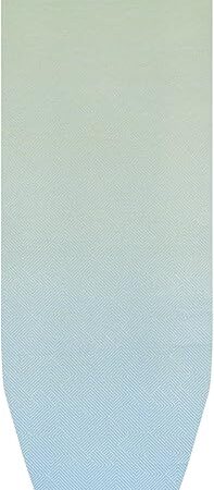 Brabantia Ironing Board Cover B 48.8 x 15 in – Soothing Sea | 100% Cotton Top Layer with 0.3 in Foam Padding for Size B Ironing Boards | Durable, Washable, and Easy to Install