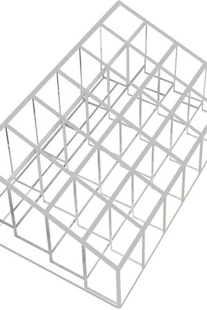 XINGLIAN 24 Slot Clear Lipstick Holder - Lipstick Organizer for Bottles