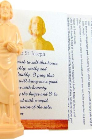 Westmon Works Saint Joseph Statue for Selling Homes with Card and House Prayer Complete Set