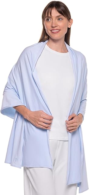 Coolibar Women's Beach Shawl - UPF 50+ Sun Protection - Sanibel