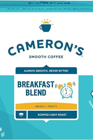 Cameron's Coffee Single Serve Pods, Breakfast Blend, 72 Count (Pack of 1)