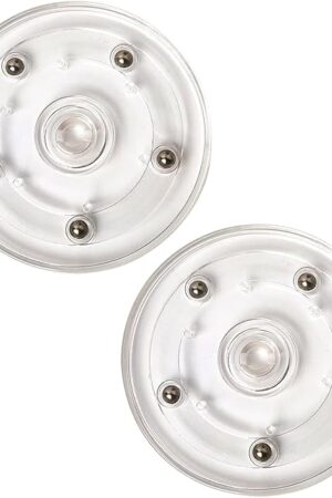 2 Pack 4" Lazy Susan Turntable Acrylic Ball Bearing Rotating Tray for Spice Rack Table Cake Kitchen Pantry Decorating TV Laptop Computer Monitor
