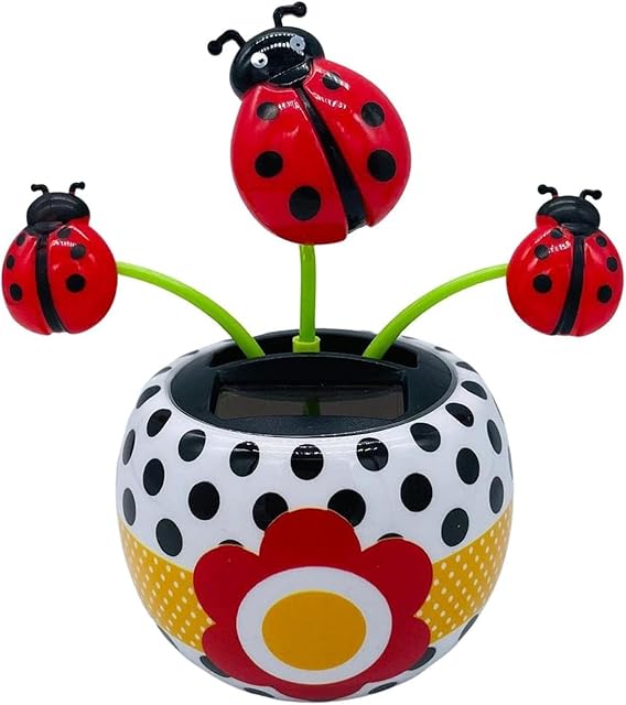 The Solar Powered Dancing Flower Toy, Solar Swinging Flip Flap Flower Animated Bobblehead Dancer Toy, Car Windowsill Decoration Desktop Solar Dancing Ornament Sun Catcher, Solar Dancer Figure
