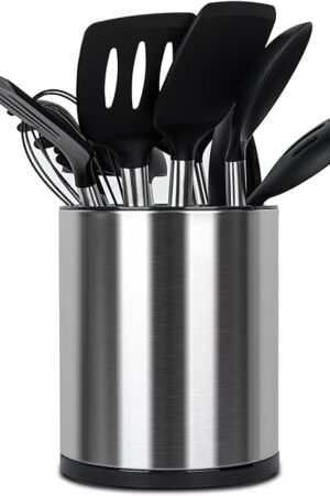 360° Rotating Extra Large Kitchen Utensil Holder for Kitchen Counter Countertop