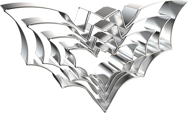 Bat Cookie Cutter Set - 5 inch, 4 inch, 3 inch, 2 inch - 4 Piece Halloween Cookie Cutters Shapes Molds - Stainless Steel