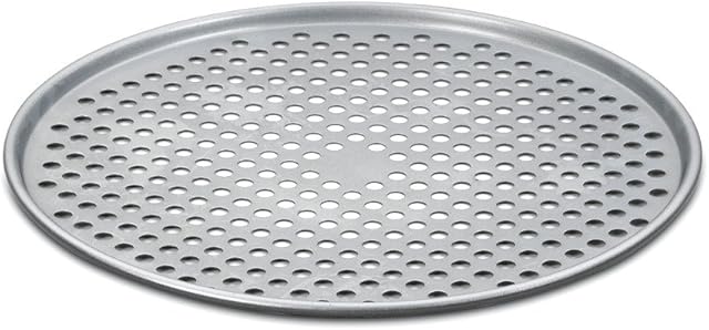 Cuisinart 14-Inch Pizza Pan, Chef's Classic Nonstick Bakeware, Silver, AMB-14PPP1