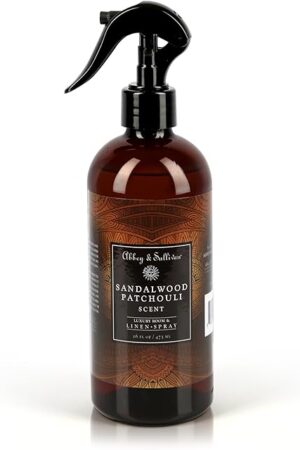 Abbey & Sullivan Linen Spray, Sandalwood Patchouli, 16 oz.