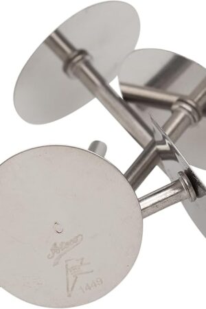 Ateco 1449 Stainless Steel Cake Pan Heating Core - 4/Pack, 4" x 3" x 2" (Length x Width x Height)