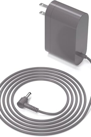 WUKUR 30.45V Vacuum Charger compatible with Dyson V10 V11 V12 V15 SV12 SV14 SV16 SV20 SV22 Cordless Vacuum Absolute Power Supply Replacement for Charger, Grey