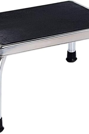 Vaunn Medical Foot Step Stool 350lbs Heavy-Duty Welded Steel Legs, Fully Welded Single Construction Frame, Anti-Skid Rubber Platform