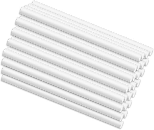 24 Pcs Humidifier Wicks Sticks Diffuser Wicks Replacement Air Wicks Refills Cotton Refill Sticks 5.35 X 0.3 Inch Humidifiers Filter Refill Sticks for Portable Cool Mist Mini Humidifier