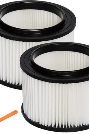 17810 Filter Compatible with Craftsman 4 Gallon Vacuum Filter,9-17810 Wet Dry Vacuum Filter Compatible with Craftsman 4 Gallon Replacement Filter (2 pack)