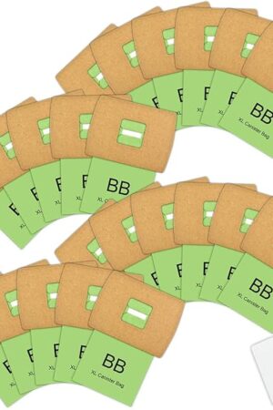22 Pack PKBB12DW Vacuum Bags Replacement for Oreck BB180, BB280, BB850, BB870, BB880, BB900, BB1000, BB1100, BB1200, CC1600, AK1BB8A, Type BB Compact Canister Bags for Oreck XL Buster B