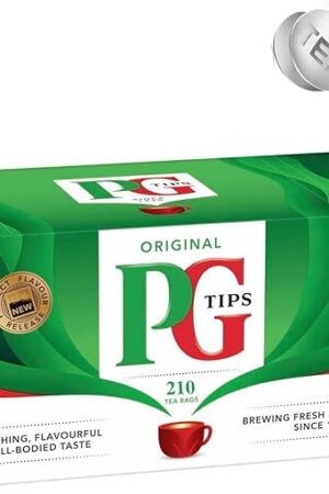 210 Original Tea Bags from Great Britain + Tea Bag Spoon