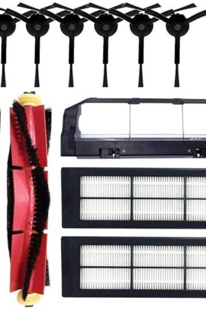 Accessories Kit for Roborock S5 S6 S50 E25 E20 E35 Xiaomi Mi Robot Xiaomi Mijia Robotic Vacuum Replacement Parts Main Brush & Side Brush & Hepa Filter