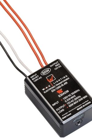 WAC Lighting EN-1260-R-AR Electronic Transformer, 120V - 12V 60W Max