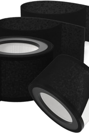 2 Pack HEPA Replacement Filter Compatible with Crane EE-5068 Air Purifier, Part Number HS-1946