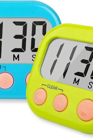 Classroom Timers for Teachers Kids Large Magnetic Digital Timer 2 Pack