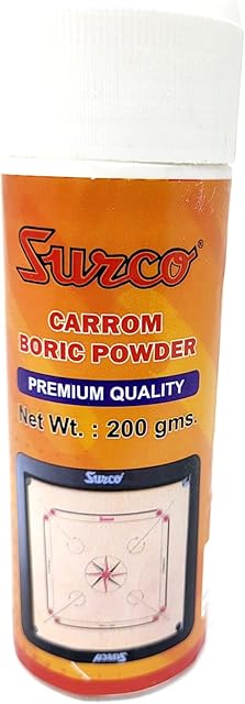 The Surco Professional Carrom Board Powder for Carrom Board - 200 GMS
