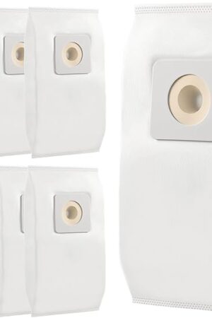 8 Pack Style 7 HEPA Vacuum Bags Compatible with Bissell Upright Vacuums: PowerForce 1739 3522 3525 71Y7, PowerGlide 3545, Plus 3350 3550 3553, Lift-Off 3554, Powertrak 6592 Series Vacuum, Part#32120