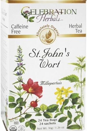 Celebration Herbals St John's Wort Tea Organic - 24 Herbal Tea Bags