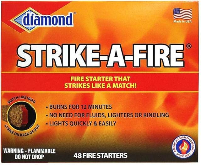 Diamond Strike-A-Fire Firestarter Matches, 48-Ct.