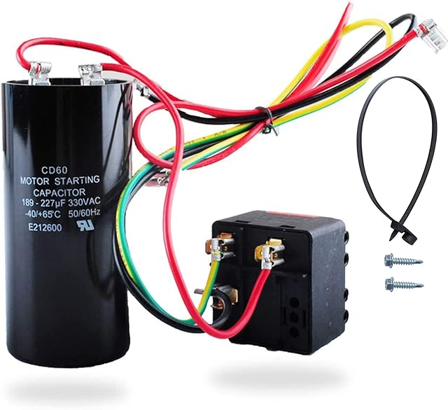 CSR-U2 Hard Start kit for 3.5 to 5 Ton Units, HVAC Hard Start Kit for Air Conditioner, AC Hard Start Capacitor Kit