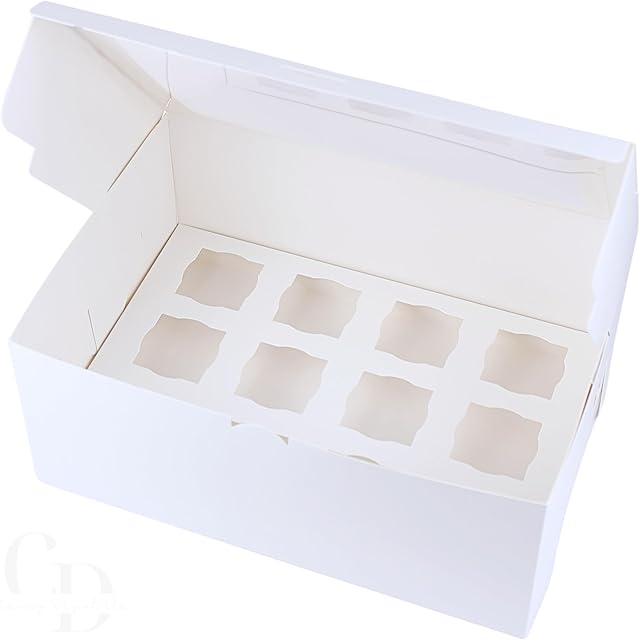 Dessert Shooter Box for 12 5oz square and round cups- 5 pack