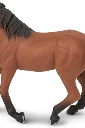 The Safari Ltd. Morgan Mare Figurine - Lifelike 6" Horse Figure - Educational Toy for Boys, Girls, and Kids Ages 3+