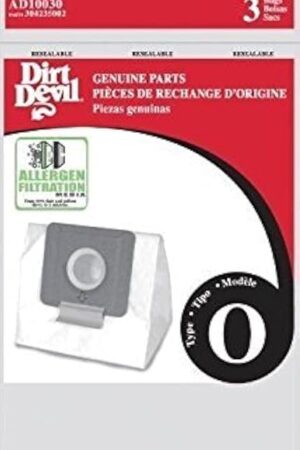 Dirt Devil Type O Allergen Vacuum Bags (9-Pack), AD10030