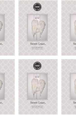 Bridgewater Candle Sachet Air Freshener Bag for Home or Car 6 Pack-Sweet Grace