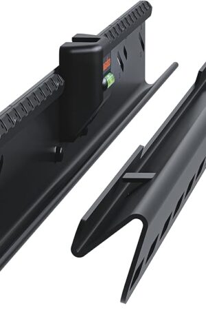 ECHOGEAR No Stud TV Mount for Drywall - Slim No Drill Design Holds TVs Up to 100lbs with Nails - Easy Studless Install with No Drill Needed