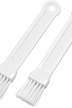 Chef Craft Select Plastic Mini Pastry Brush, 7 inches in length 1 inch width 2 piece set, White