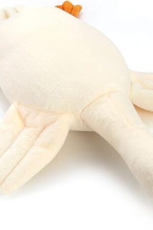 30" Goose Stuffed Animal Weighted Plush Toy 3.2Ibs White Swan Throw Soft Plush Sleeping Pillow Stuffed Animal Toys for Kids Gifts