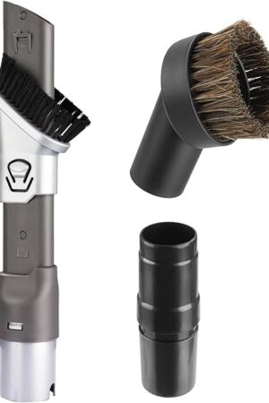 2-in-1 Duster Crevice Tool and Horse Hair Vacuum Brush Attachments for Shark Rocket HV301, HV322, HV300, HV320, Rotator NV Series NV751 NV752 NV680 NV681 Replace Shark Vacuum Attachments