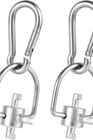 2pcs Locking Cap Key for 410A & R22 Refrigerant, Multi-Function Triple Refrigeration Locking Tools Accessories for Install and Removal HVAC Safety Covers Air Conditioning Equipment Servicing Hand Tool