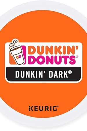 Dunkin Donuts K-cups Dark Roast (Midnight) - 48 K-cups (Packaging May Vary)