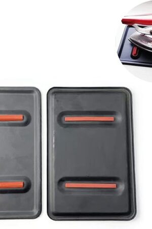 2 Pack Ironing Board Iron Rest Replacement Hot Iron Rest Pad Metal Heat Resistant Steam Iron Rest Plate Mat Stand for Iron Steamer Classic Dry Iron Full Size Iron Board