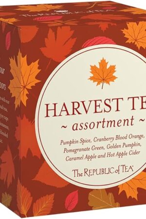 The Republic of Tea: Fall Harvest Tea Assortment Cube, 24 Tea Bags