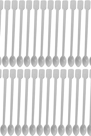 Coffee Spoon 500 PCS Disposable Tiny Coffee Tea Spoon White Plastic Stir Cocktail Sticks Mini Tea Stirrer
