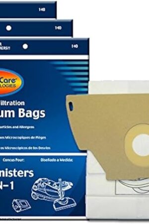 EnviroCare Replacement Micro Filtration Vacuum Cleaner Dust Bags made to fit GE Canisters CN-1 9 Bags